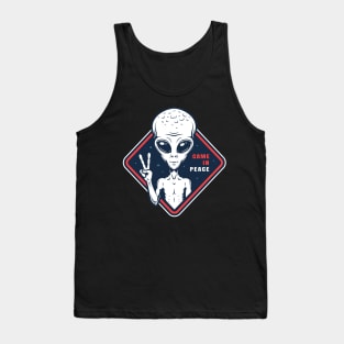 Alien Came In Peace Tank Top